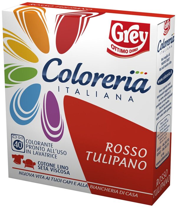 Coloreria Italiana - Rosso Tulipano 175 gr. - Grey - Tabaccheria